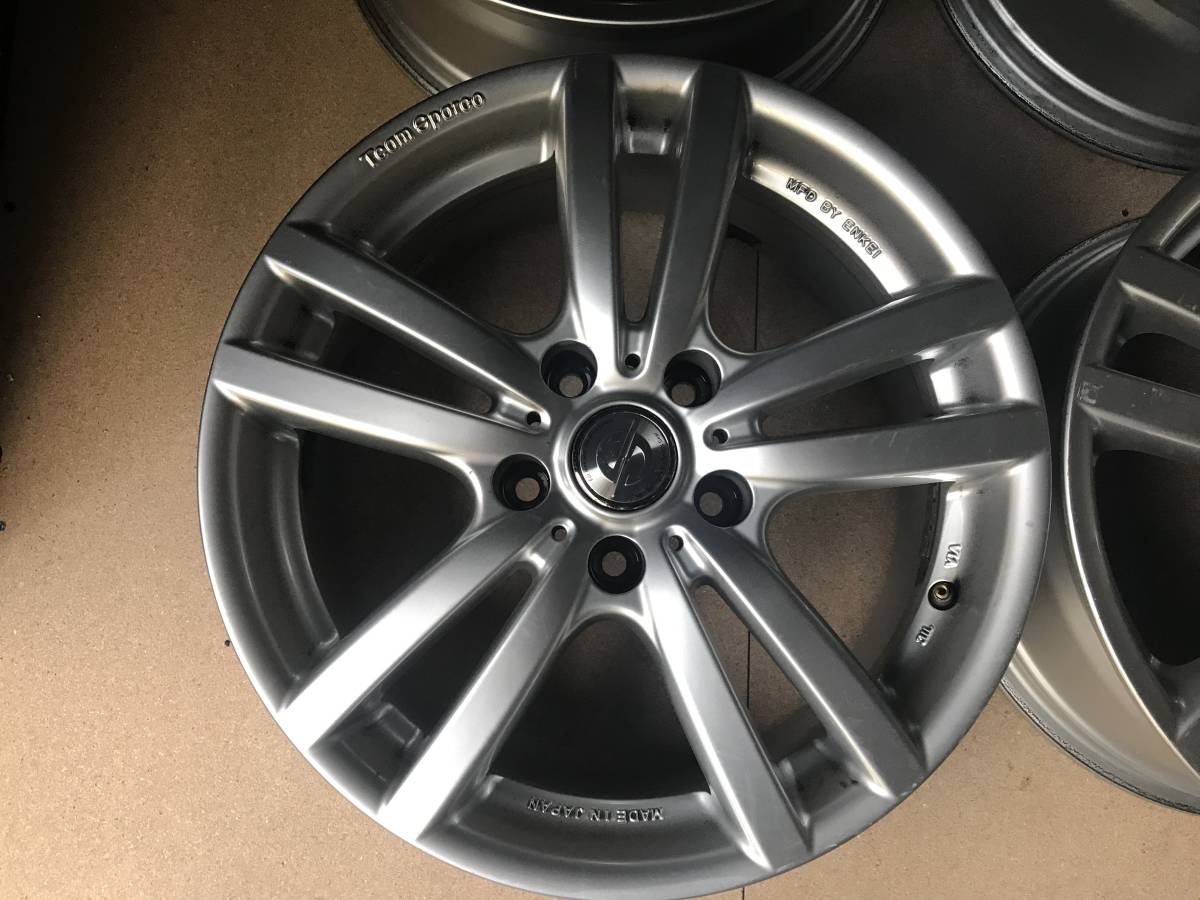ENKEI製 CRIMSON Team Sparco 17インチ 4本セット 7.5J×17 +38 PCD120