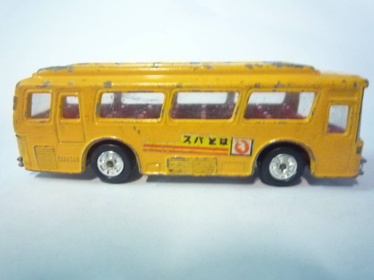 Qi629 絶版品 トミカ No.01 ふそう はとバス 1974年 日本製 TOMICA FUSO HATO BUS vintage 当時モノ 昭和レトロ 70年代 ヴィンテージ_画像5