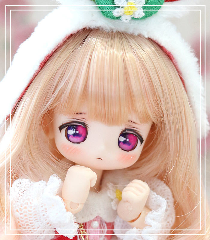 □カスタムヘッド OBドールヘッド(KAISER)+レジンアイ□オビツ11