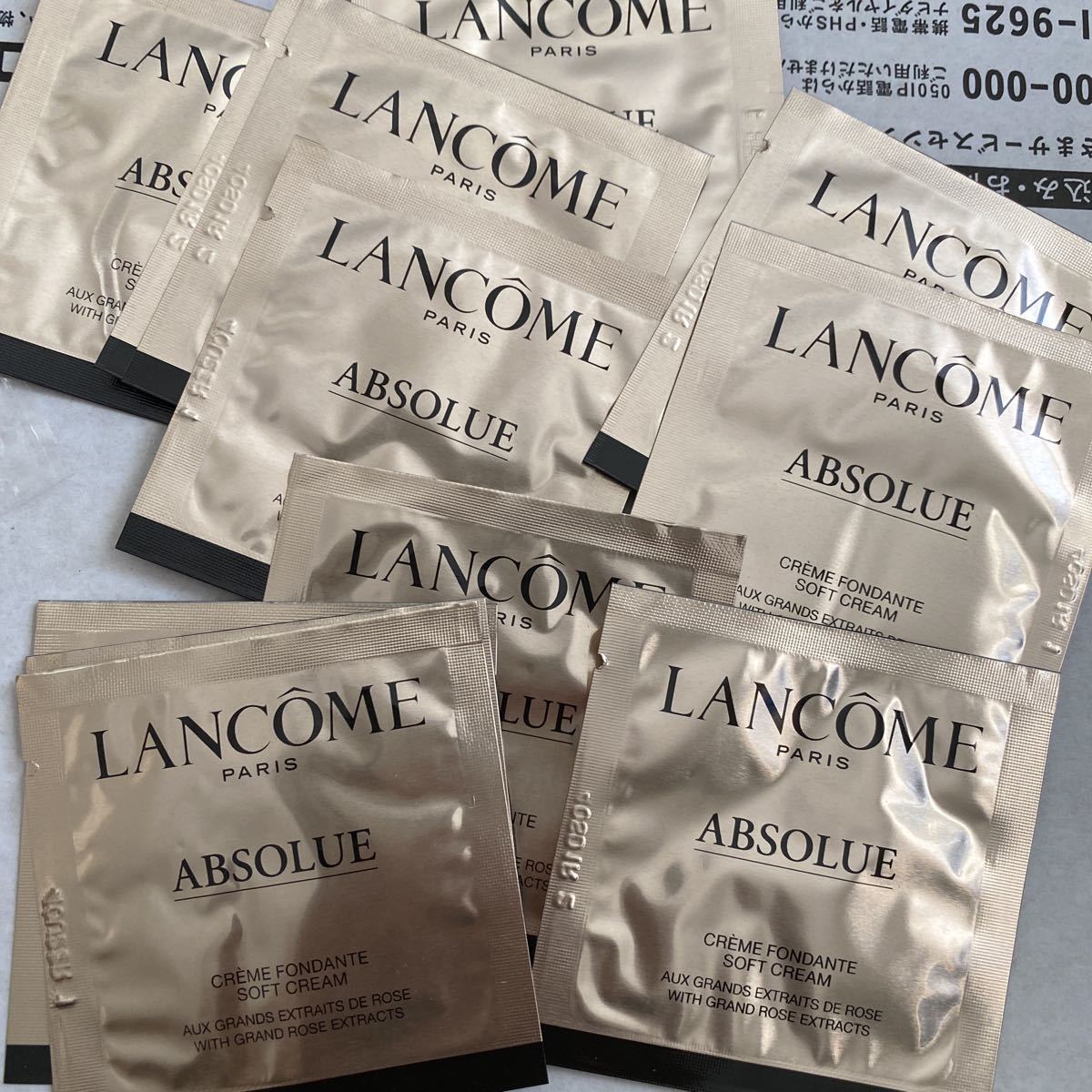  Lancome ap sleigh . soft cream 1ml×20 sheets 14666 jpy corresponding 