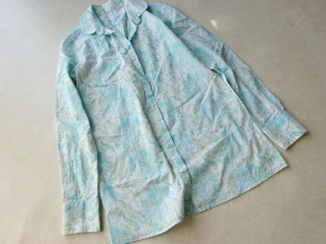 MAKER''S SHIRT KAMAKURA　鎌倉シャツ　ペイズリー　ロングシャツ　ブラウス_画像2