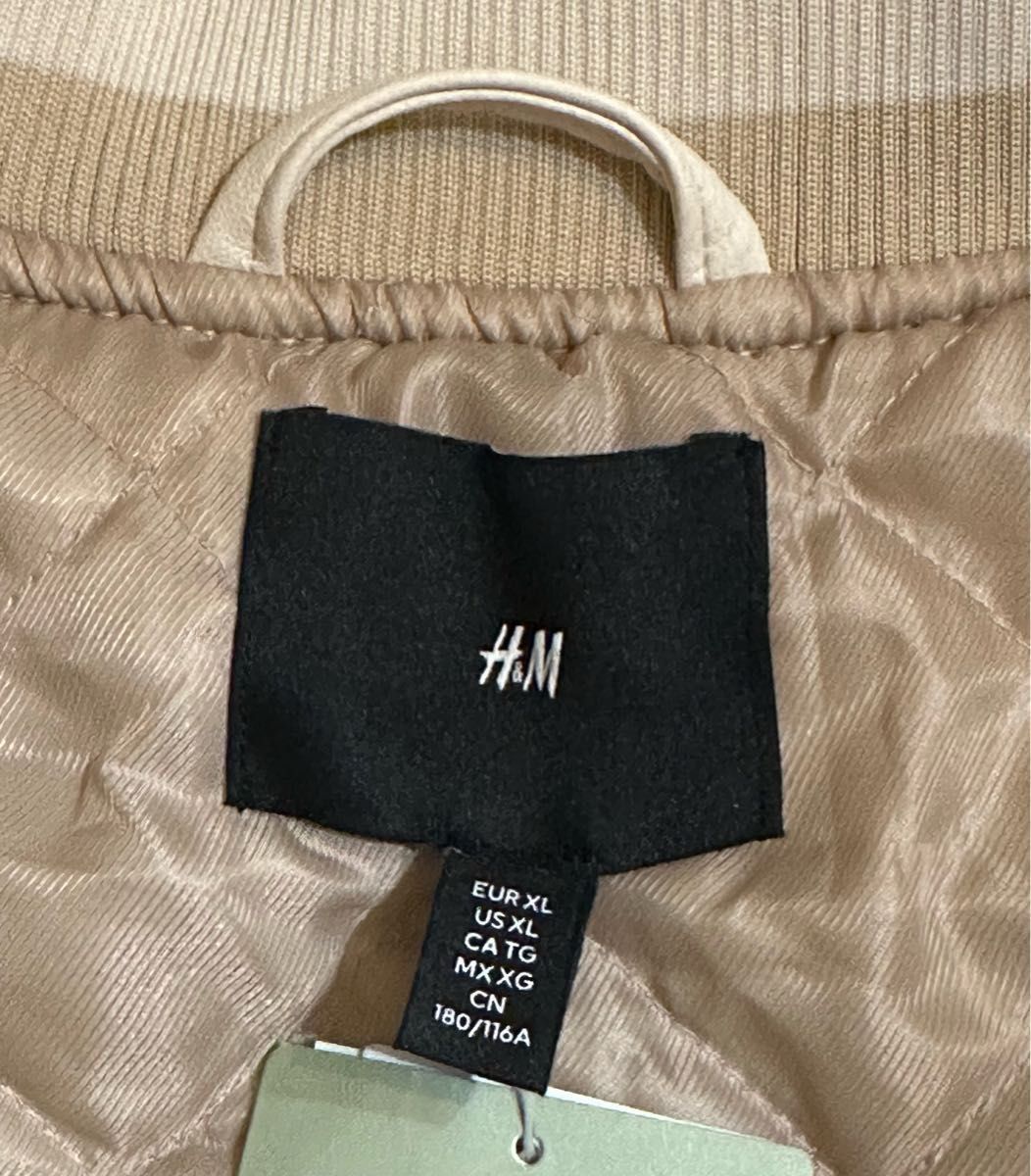 新品 H&M 高級スタジャン フェルト素材 CALIFORNIA 刺繍 XL