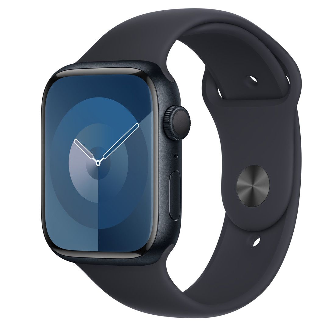 Apple Watch Series9GPSモデル 45mmミッドナイトアルミニウムケースと