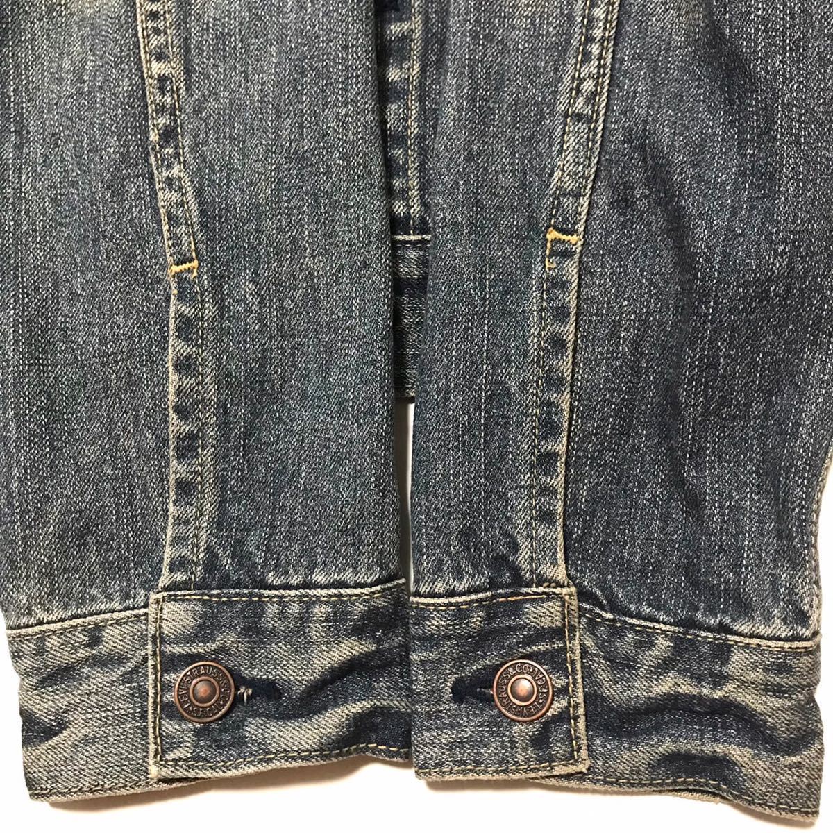 漢のユーズド加工 Levi's M Gジャン 70599 70505 メンズ デニム 漢のユーズド加工 Levi's M Gジャン 70599 70505 メンズ デニム