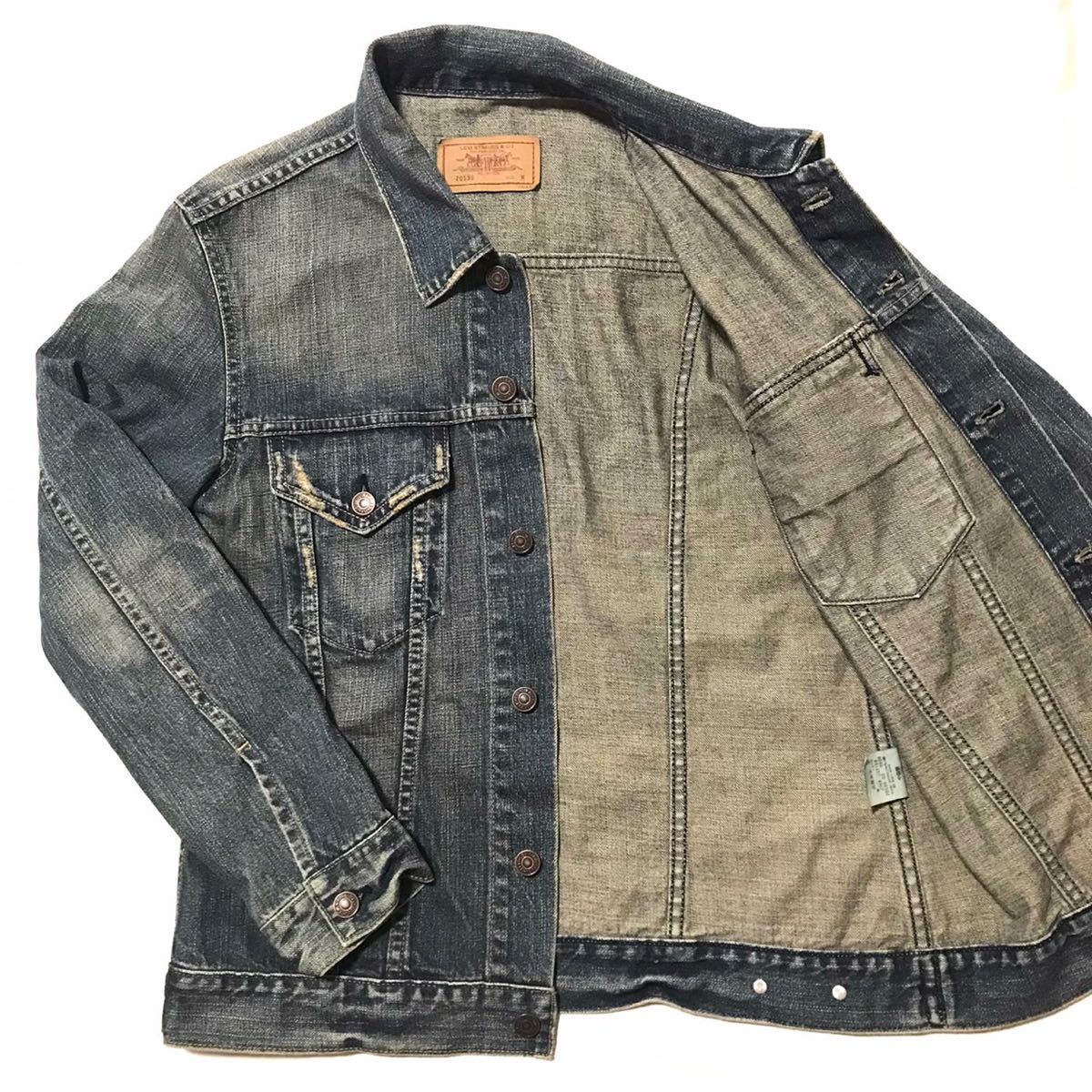 漢のユーズド加工 Levi's M Gジャン 70599 70505 メンズ デニム 漢のユーズド加工 Levi's M Gジャン 70599 70505 メンズ デニム
