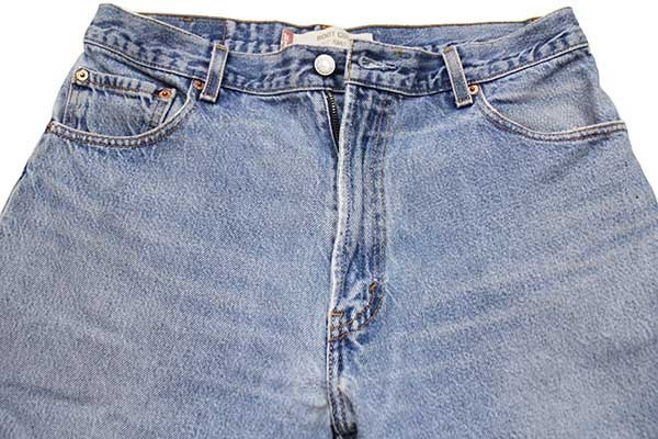 ★00s メキシコ製 Levi'sリーバイス 517 デニムパンツ w34 L32★SDP2168 ブーツカット フレア オールド ジーンズ ストーンウォッシュ ヒゲ_画像4