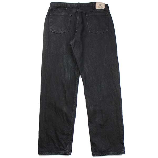 ★00s Wrangler Wranger   черный   Denim   брюки   w38 L32★SDP2141  старый   джинсы    конический  ... ...  широкий  ...  big  размер  