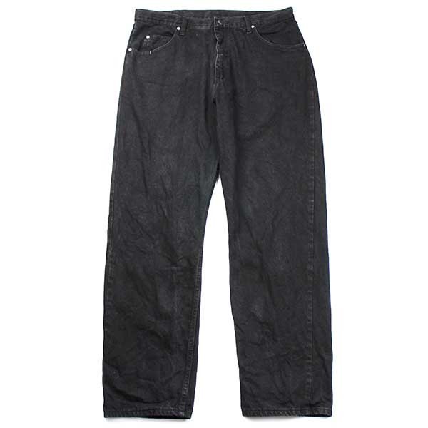 ★00s Wrangler Wranger   черный   Denim   брюки   w38 L32★SDP2141  старый   джинсы    конический  ... ...  широкий  ...  big  размер  