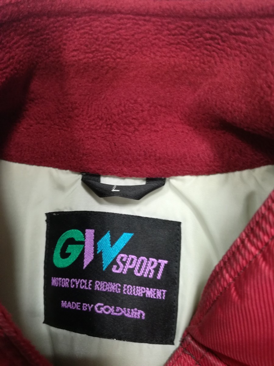 GW-SPORT GOLD-WIN ゴールド-ウィン ライダースジャケット Lサイズ_画像3