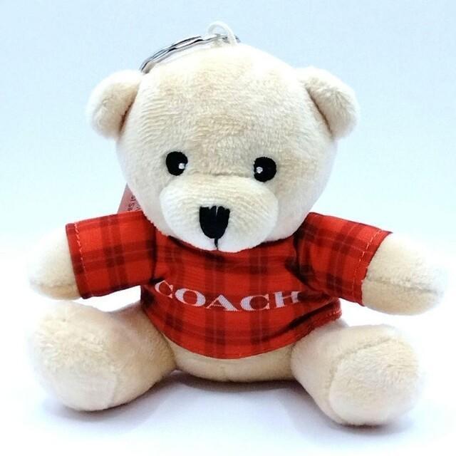 COACH コーチ クマのぬいぐるみ キーホルダー 非売品 テディベア_画像1