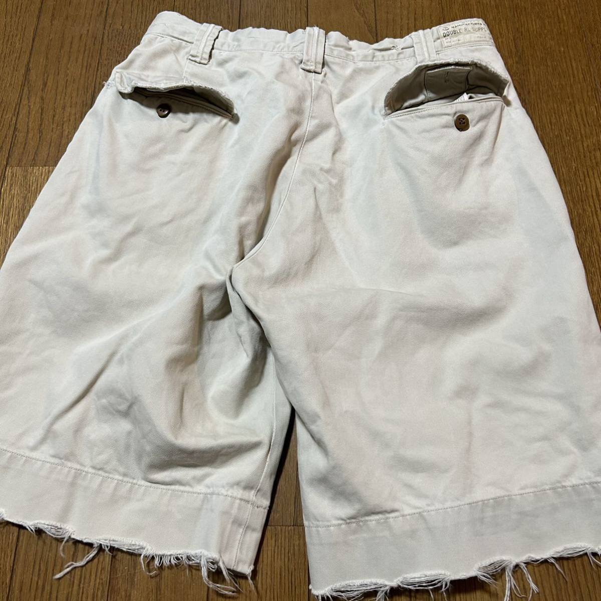 W75cm RRLダブルアールエル 古着ショートパンツ 要サイズ状態確認