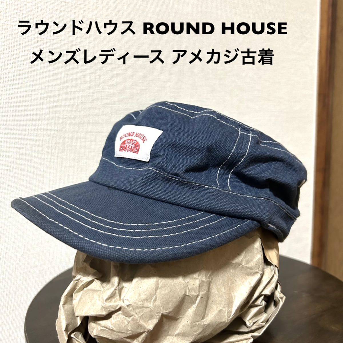 ヤフオク! - ラウンドハウス 古着ワークキャップ ROUND HOUSE...