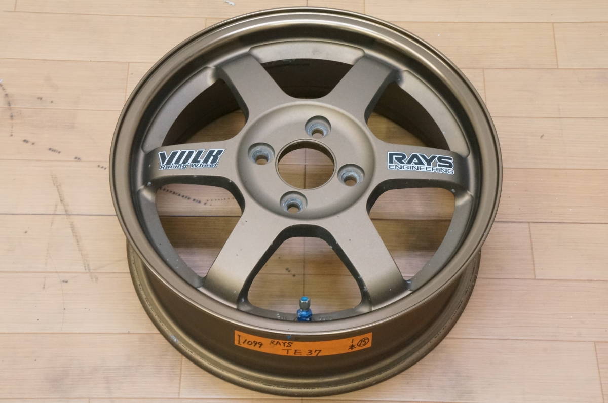 I 1099【1本】RAYS VOLK TE37 PCD100 5.5J+45-