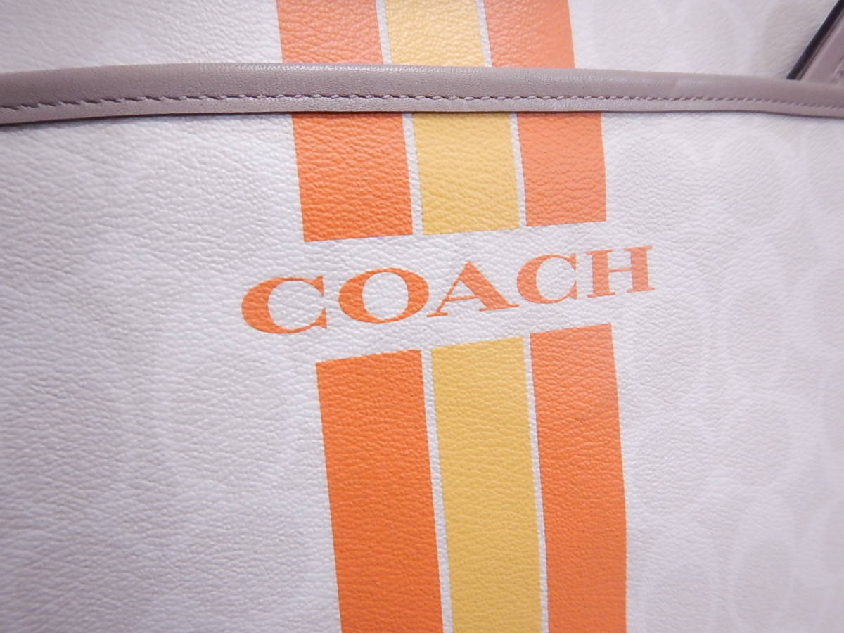 美品■COACH コーチ F38402 シグネチャー PVC クロスボディ ショルダーバッグ 斜め掛け■_画像4