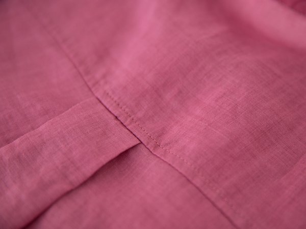 ｃZ0001上着 ワイシャツ ピンク 大人可愛 苧麻75％ 着心地抜群 ゆったり Ｍサイズオシャレ トップス チュニック_画像10
