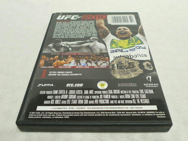 DVD★　UFC BEST OF 2010　★_画像2