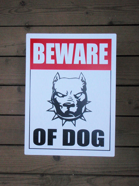 新品65【犬に注意！】DOG　SIGN犬警告サイン/所さんの世田谷ベース米軍基地US・WARNING警告サイン/ガレージアイテム・アメリカンインテリア_写真と同等品をお送りいたします