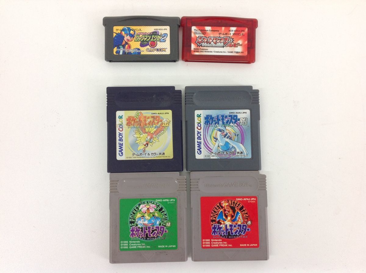 ●営SR405-60　GB・GBA ソフトまとめ ポケモン/スーパーマリオランド/たまごっち/牧場物語/遊戯王 など ゲームボーイ アドバンス 金銀 赤緑_画像4