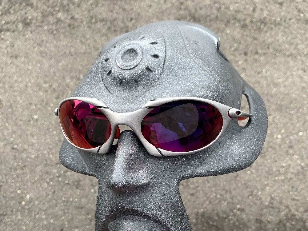 LINEGEAR　オークリー　ロメオ１用　偏光レンズ　レッドミラー　Oakley　X-Metal　Romeo1_画像3