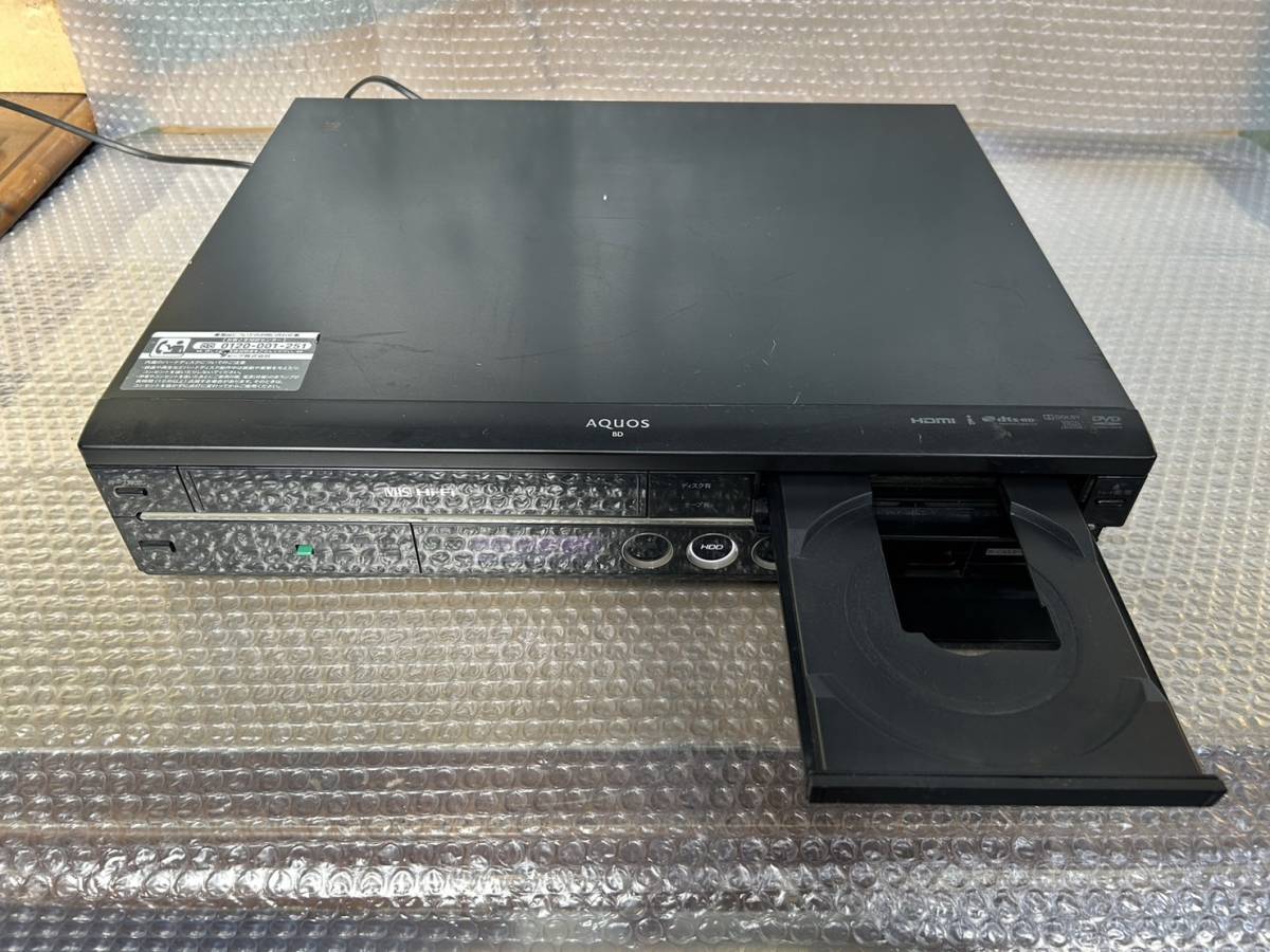 B12 SHARP シャープ AQUOS 一体型 VHS HDD ブルーレイレコーダー BD-HDV22_画像5