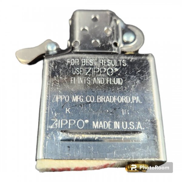 未使用保管品 zippo ジッポー シルバー silver J/18 2018年製 箱付 ①_画像6