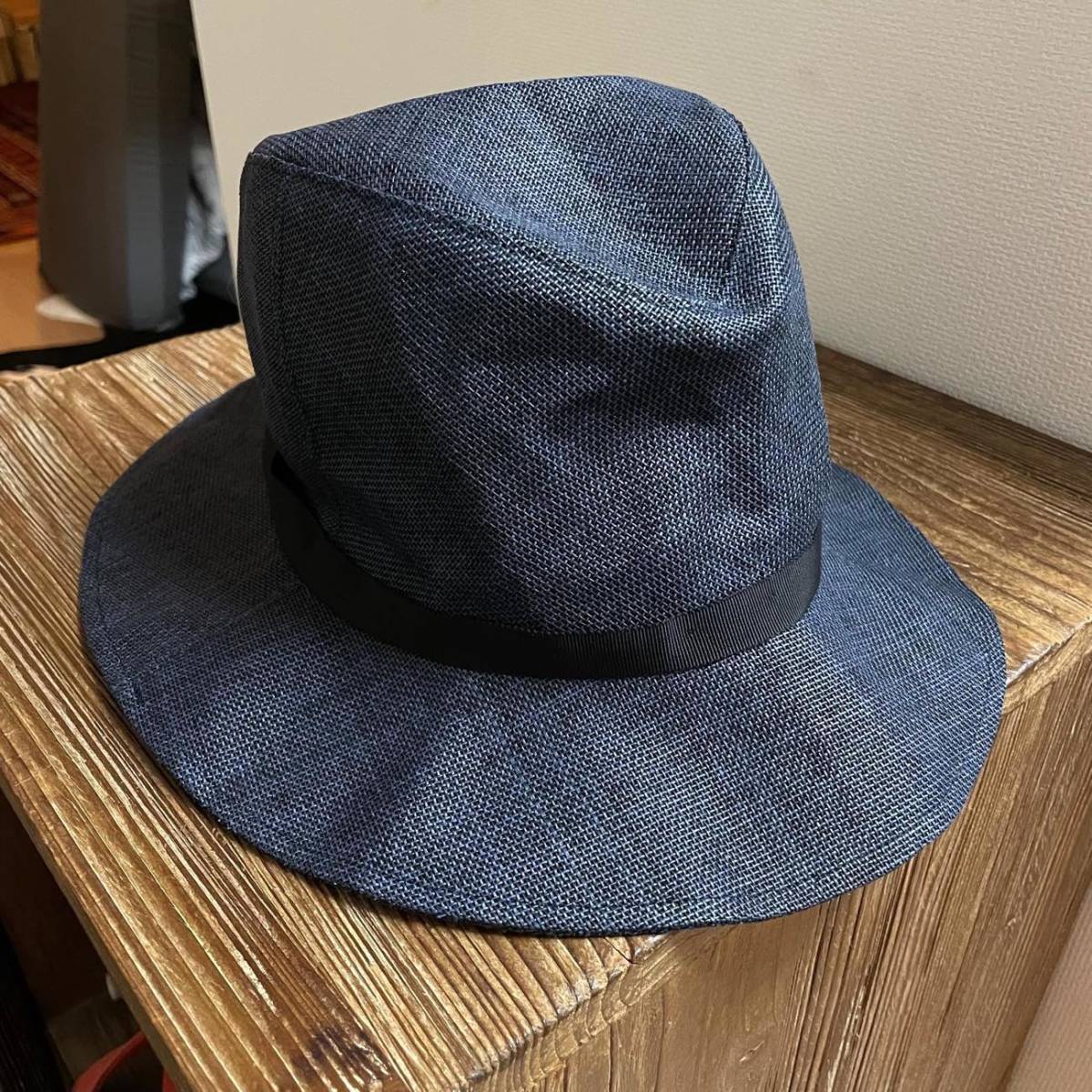 美品 KIJIMA TAKAYUKI キジマタカユキ ペーパークロス ミドルブリムハット Hat 帽子 定価17,600円 送料230円〜 メンズ レディース 191332_画像4