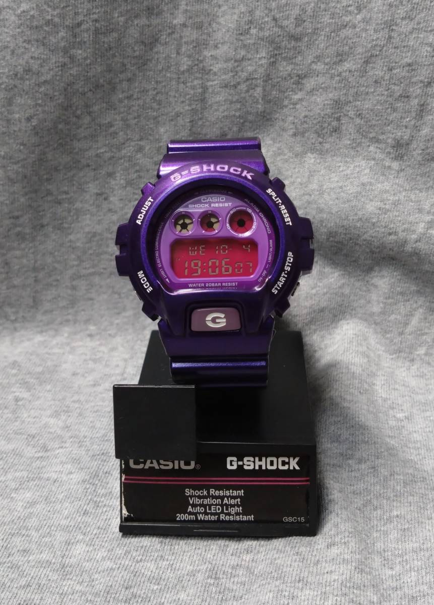 即出荷】 ▽Crazy G-SHOCK ▽CASIO ▽DW-6900CC-6JF Colors 紫