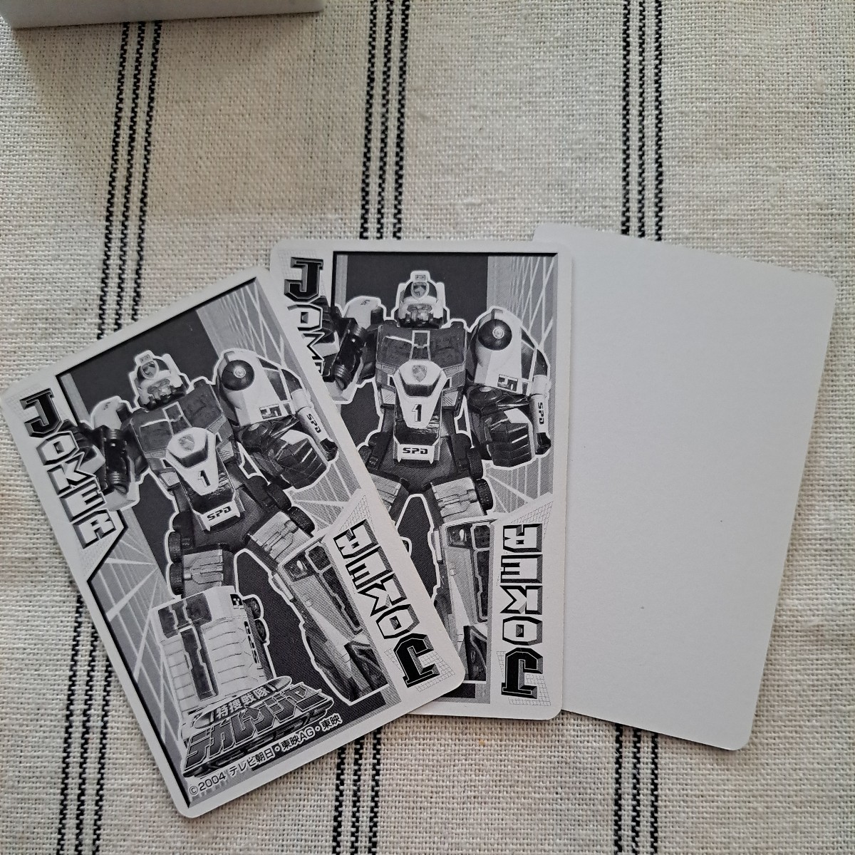  Tokusou Sentai Dekaranger playing cards | 2004 super Squadron higashi . card game table game 