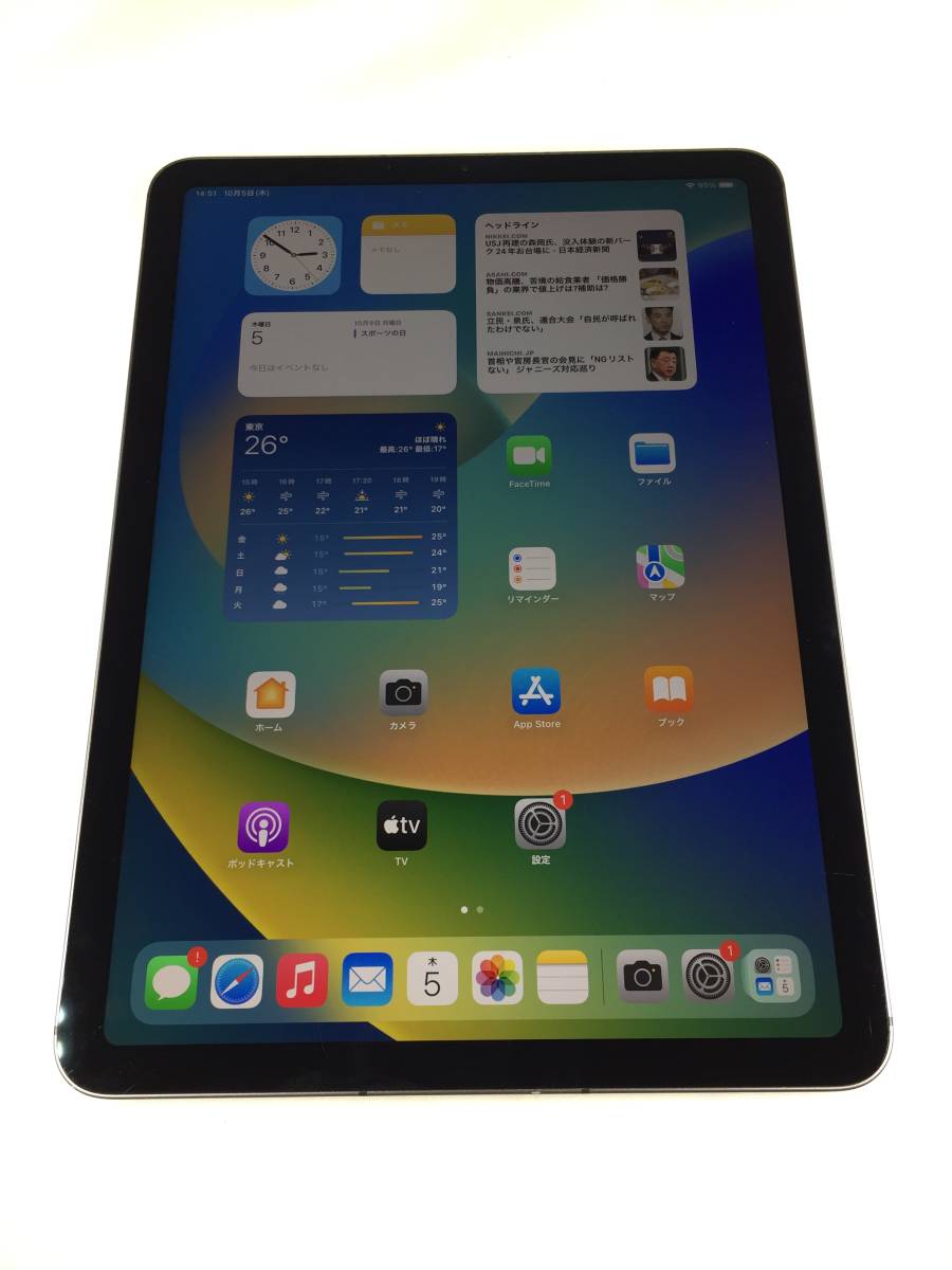 お買い得！】 第4世代 Air iPad 【中古品】Apple Wi-Fi+Cellular アク