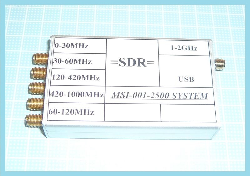 肌触りがいい SYSTEM -2500 MSI001 ラジオ SDR 2GHz 10K- SYS_982 SDR