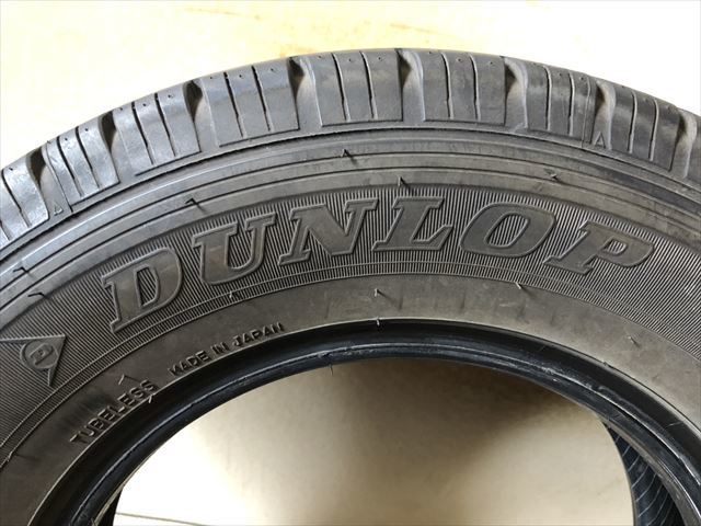  super-discount used tire 165R13 8PR LT Dunlop ENASAVE VAN01 22 year made 4ps.