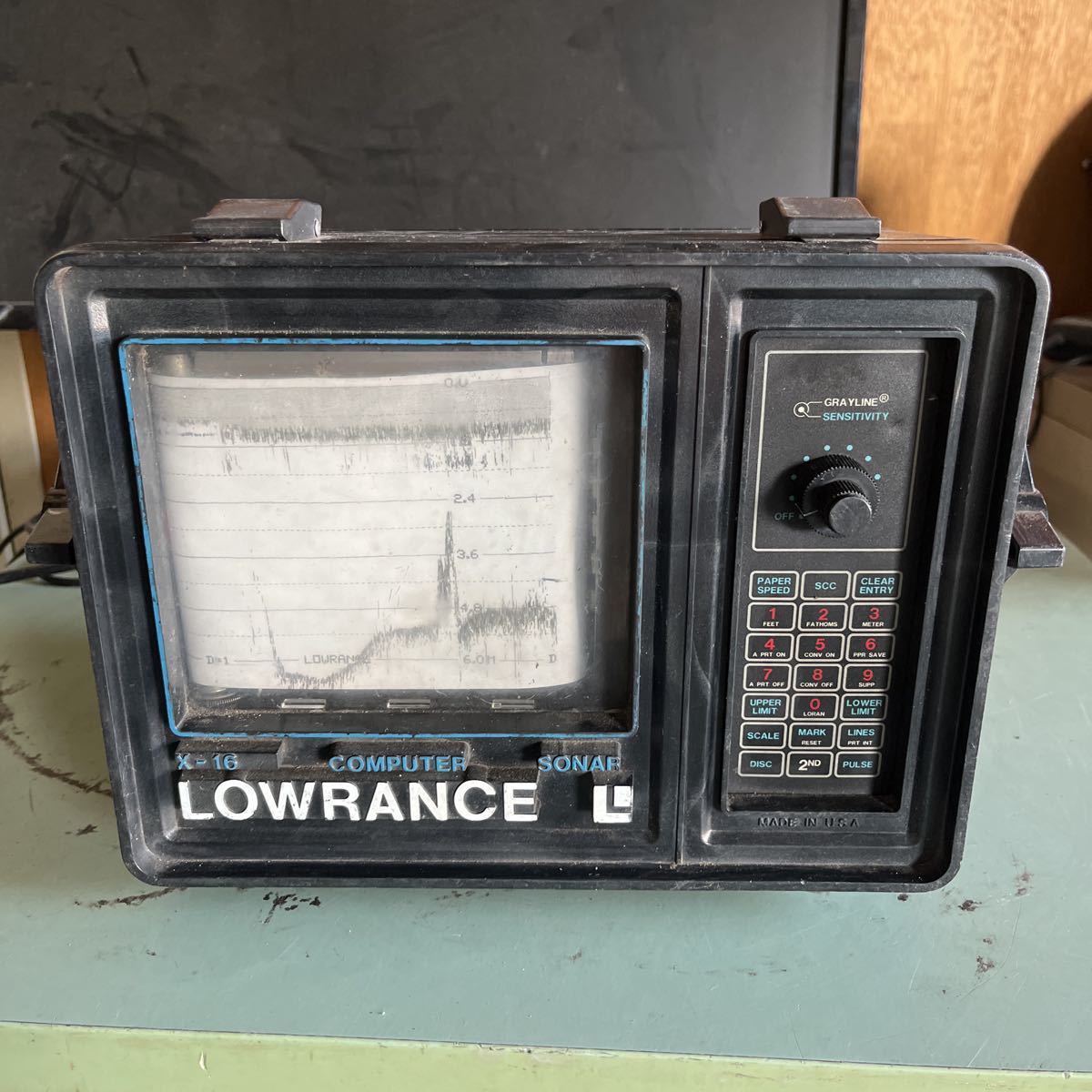 LOWRANCE ローランス 魚群探知機 x-16 ジャンク