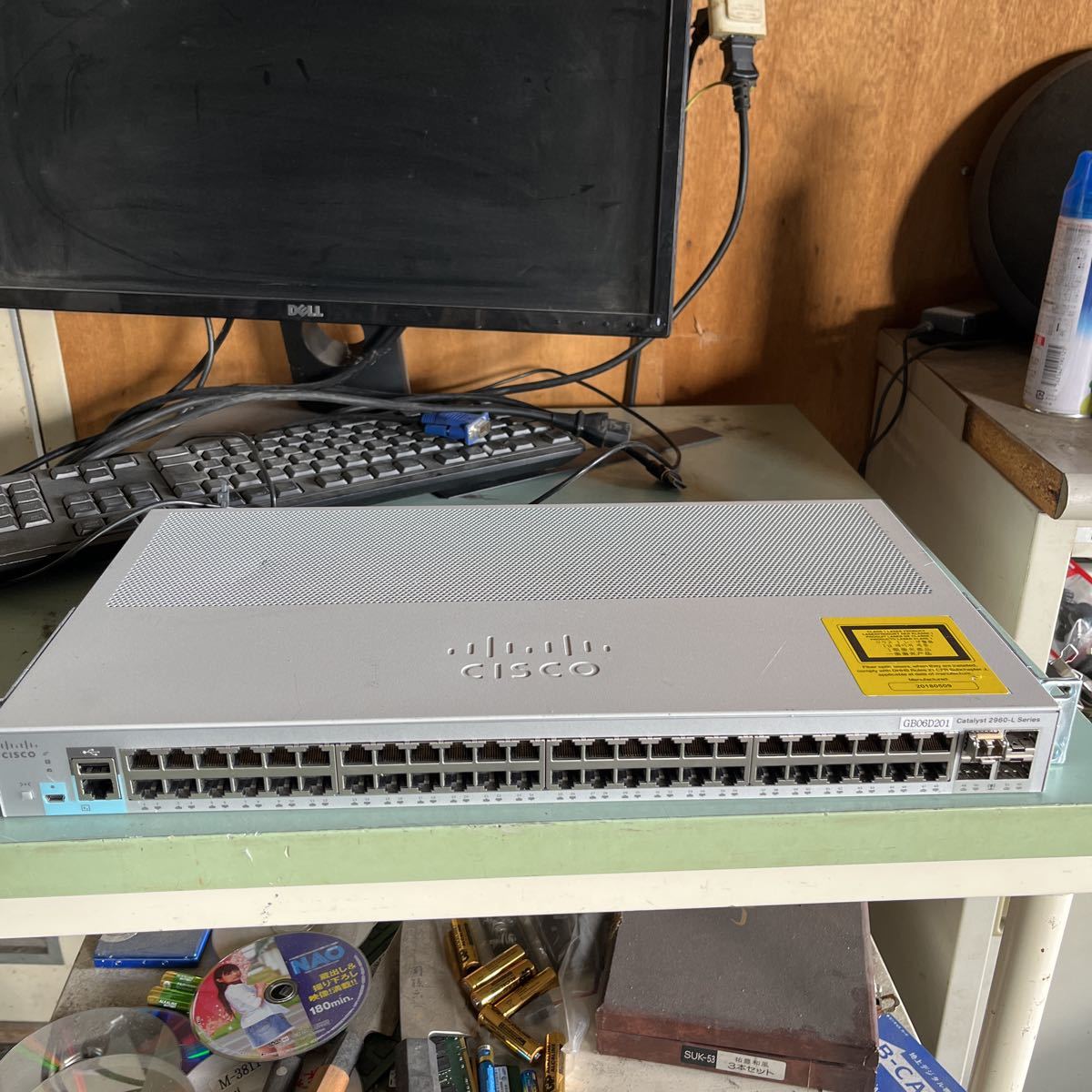 Cisco Catalyst 2960-Lシリーズ　WS-C2960L-48PS-LL 現状渡し_画像1