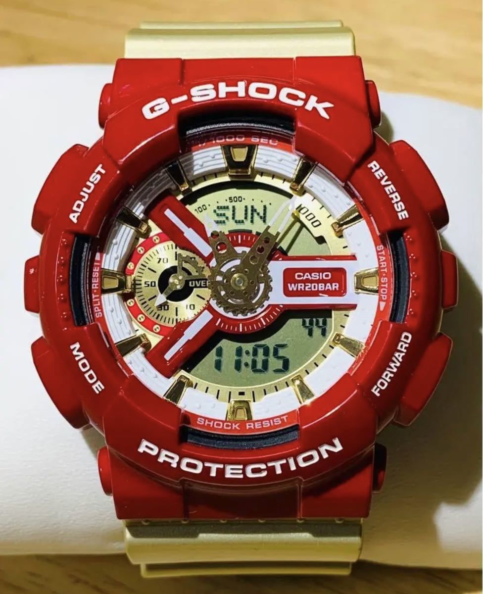 再再販！ CASIO G-SHOCK 赤 アイアンマンモデル レッド レア