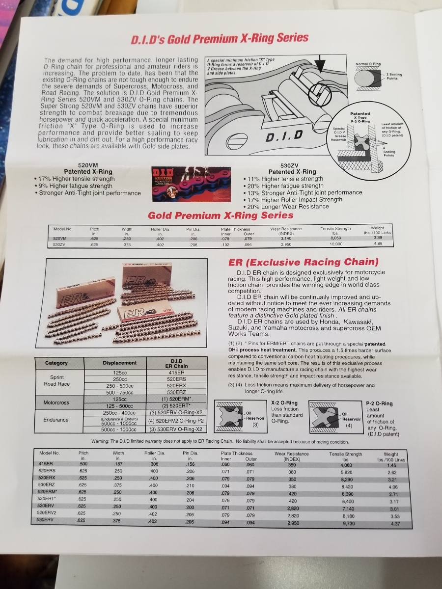 1997 D.I.D Racing Chain カタログ_画像6