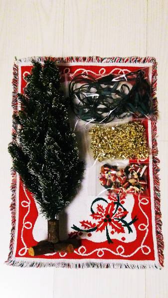 クリスマス　サンタ ツリー　キラキラ　50cm　マット　サンタクロース　イルミネーション　コンパクト　電飾　人形　電気　50　オブジェ_画像3