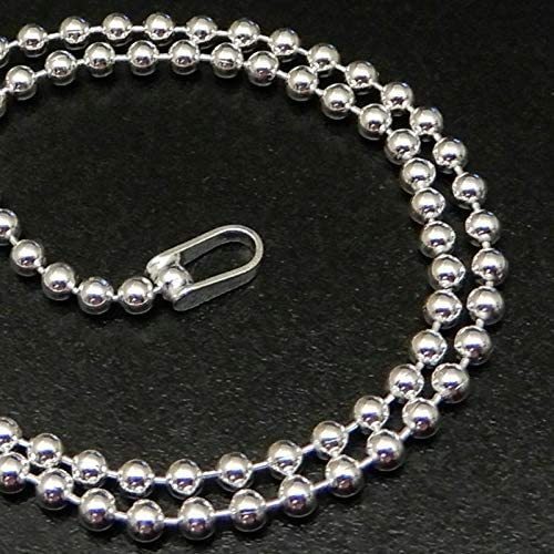 【希望者のみラッピング無料】 2.5mm 45cm ボールチェーン シルバー925 メンズ ネックレス シルバーネックレス BC545 だけ ボールネックレス シルバーチェーン メンズ シルバー