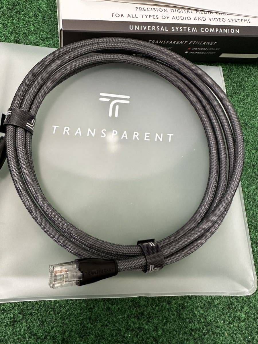 トランスペアレント　イーサネットケーブル　Transparent ETHERNET Cable TRETHER2 (2m)_画像6