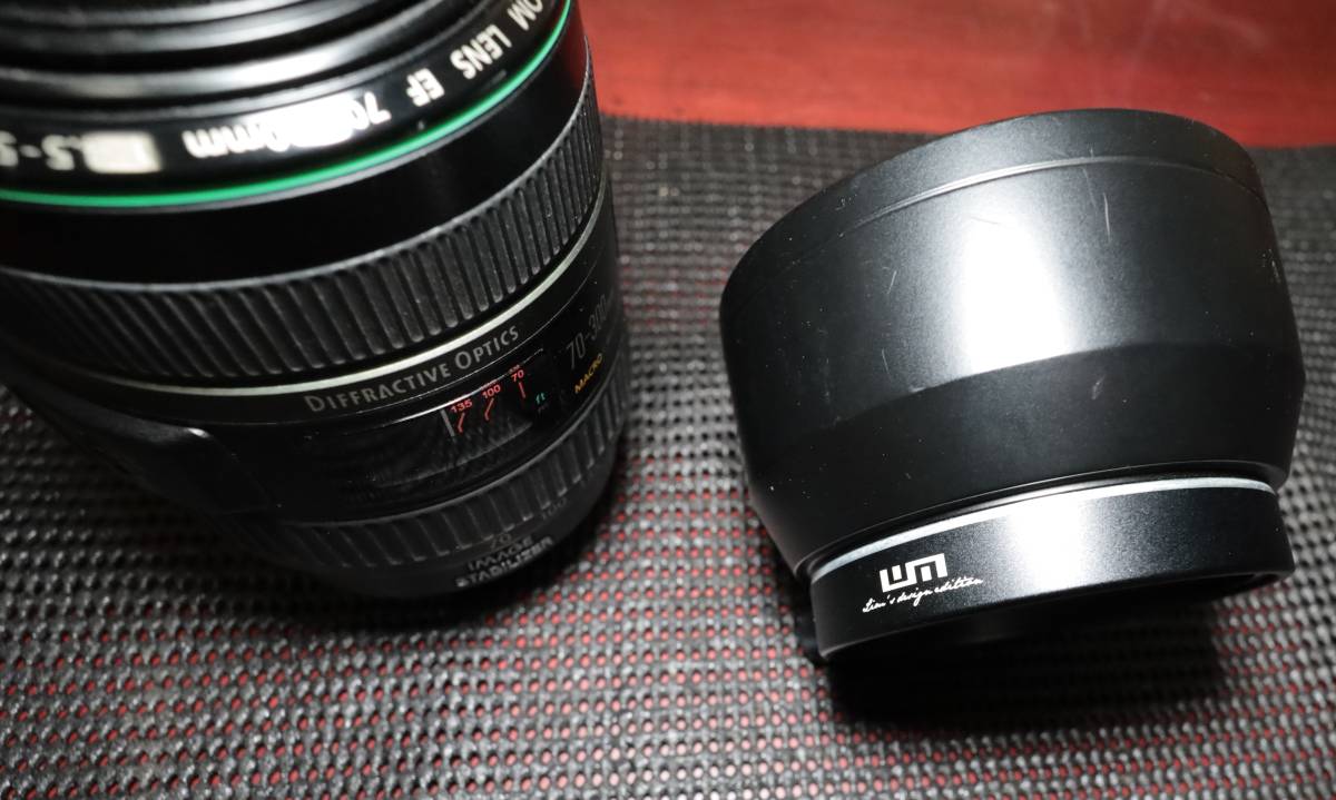 Canon EF 70-300ｍｍ f4.5-5.6 DO IS USM 中古品　社外フード＋プロテクトフィルターおまけ　_画像8