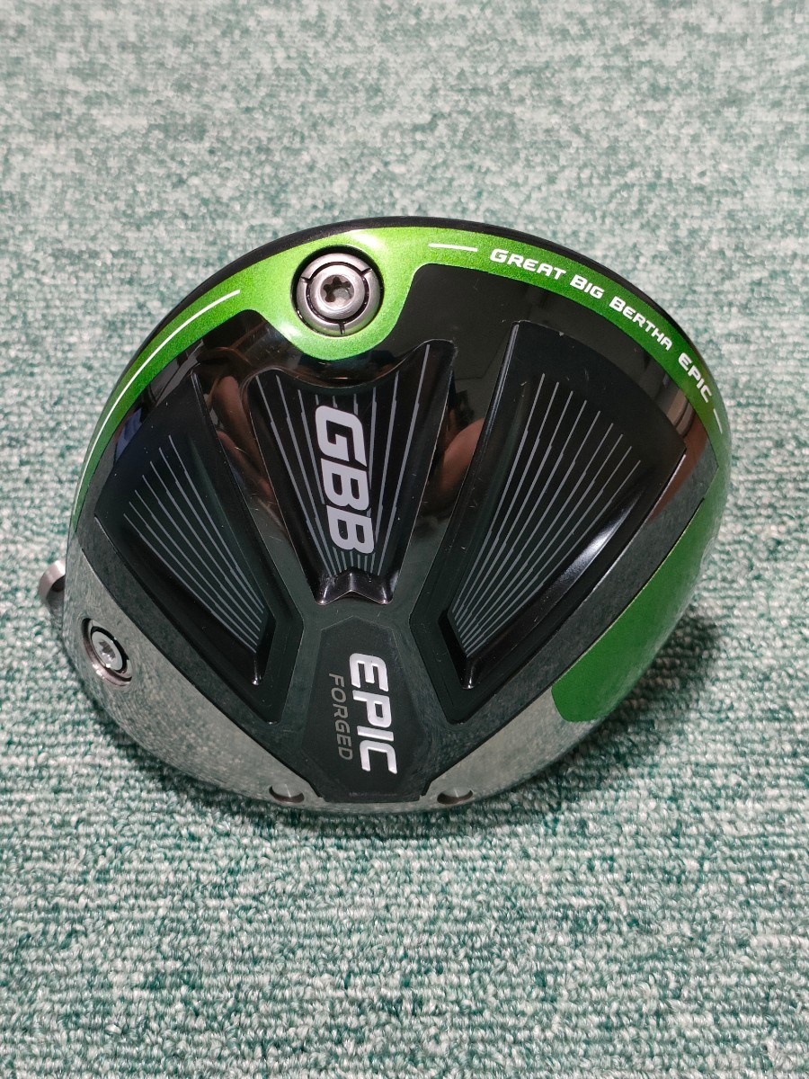 キャロウェイ GBB EPIC FORGED 10.5度 ドライバー ヘッド単品 20230929 エピック _画像5