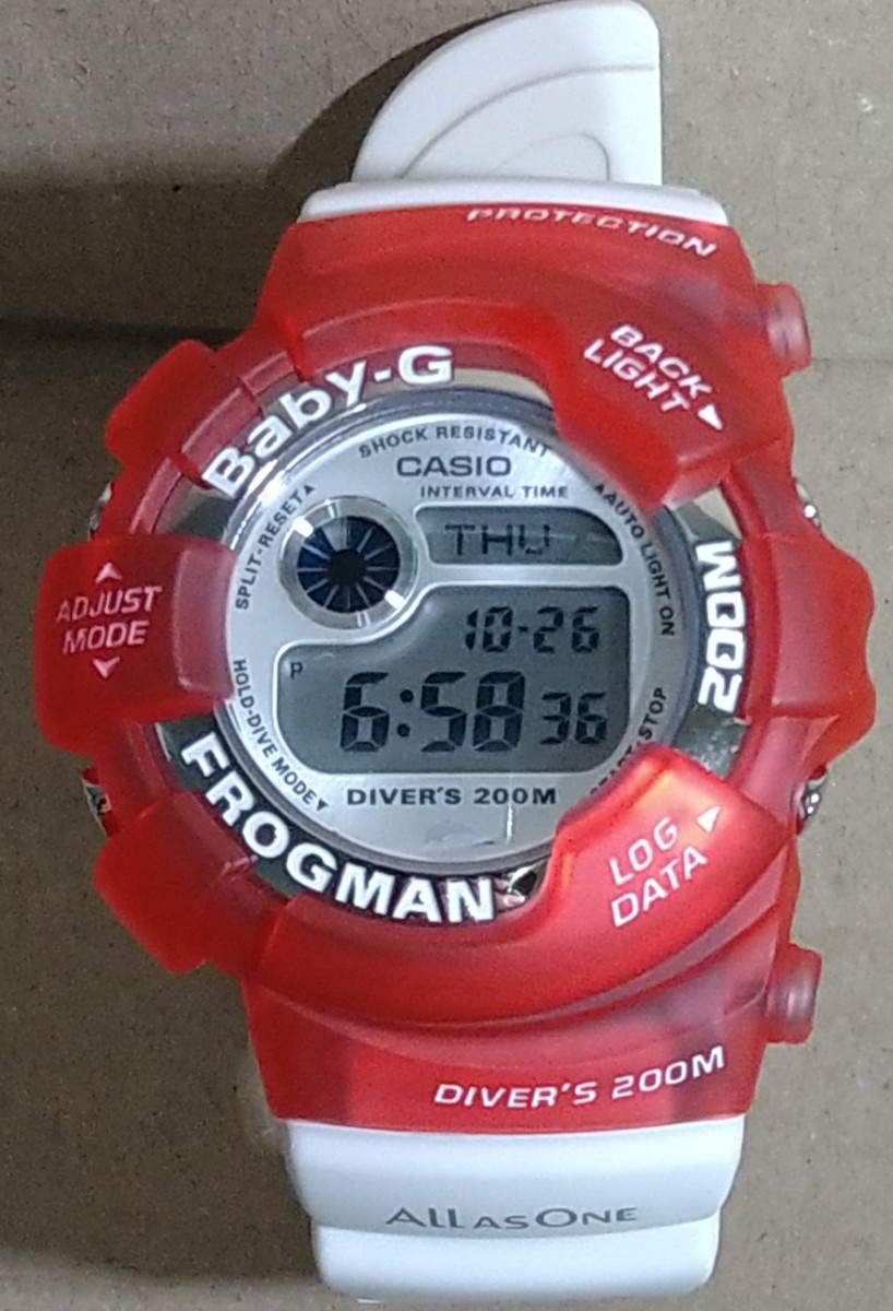 ★G-Shock Baby-G イルクジ2005 Frogman BGW-105K-4JR 新品・未使用★電池交換済_画像1