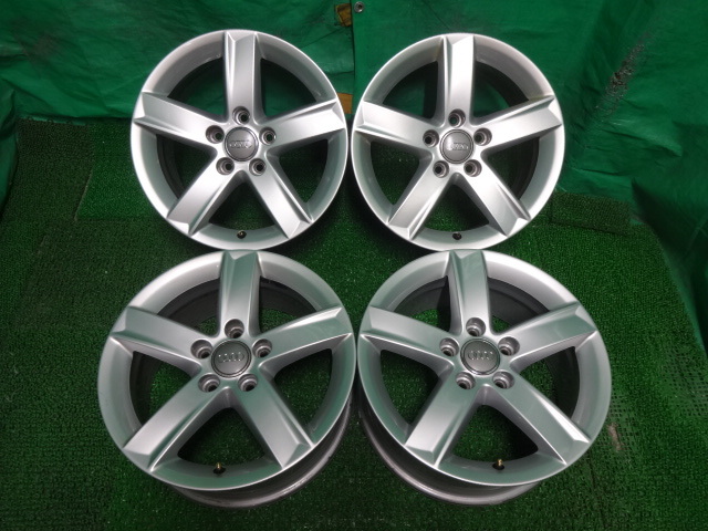 アウディ純正●16×7J +46 5H PCD112 中古ホイール4本●メ38