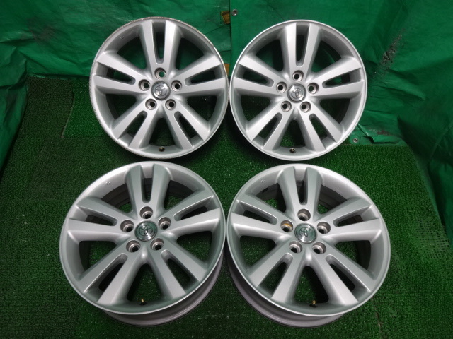 トヨタ純正クルーガー●17×6.5J +35 5H PCD114.3 中古ホイール4本●メ67_画像1