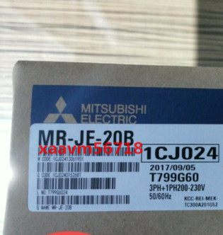 新品　MITSUBISHI/三菱　MR-JE-20B 　サーボアンプ【保証付き】【送料無料】