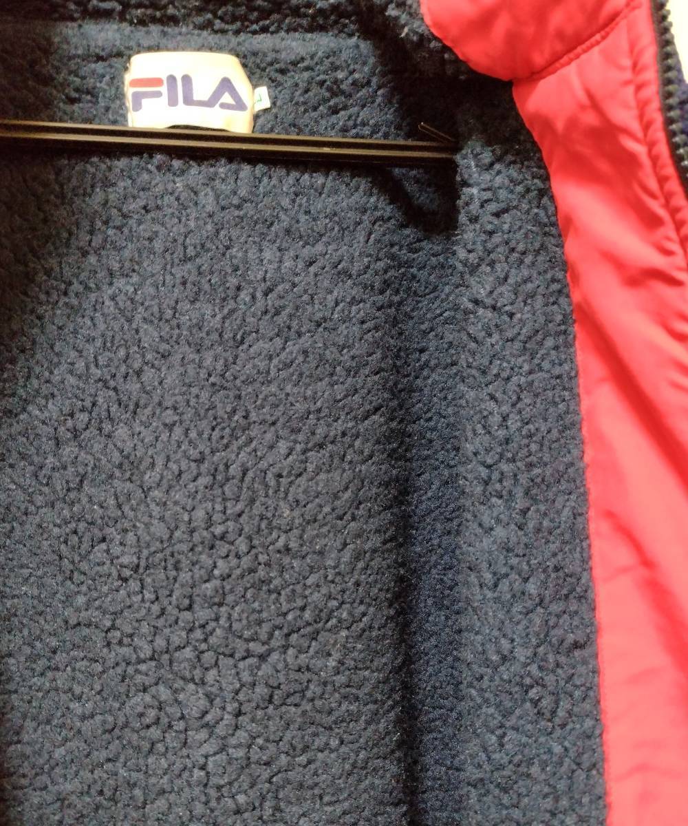 FILA fulvic a jacket XL size corresponding bench coat filler 