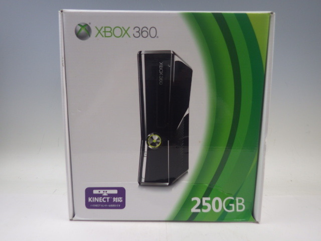 33【S.R】綺麗 最終モデル Xbox360 S 250GB バリューパック 本体 型番 出荷 (N2V-00019) 元箱・取説付 香川発 _画像1