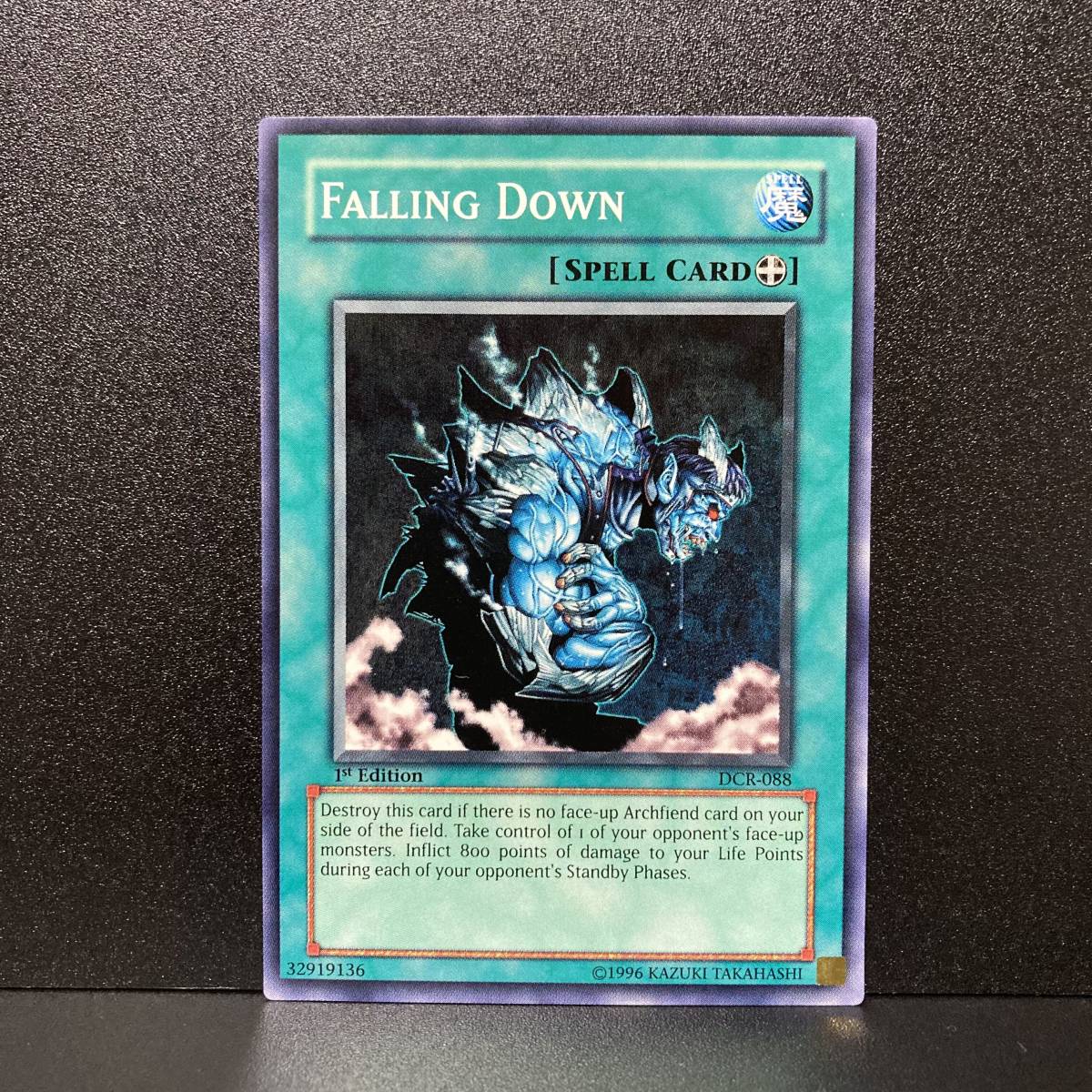 遊戯王 アジア版 DCR-088 Falling Down/堕落 ノーマル 1st　Edition