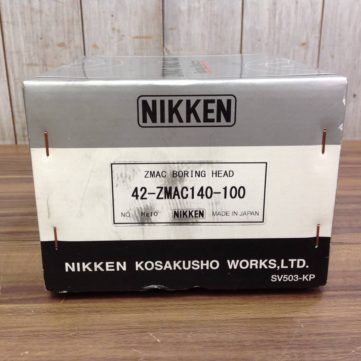 【AH-02837】未使用保管品 NIKKEN 日研 ZMACモジュラーヘッド 42-ZMAC140-100_画像1