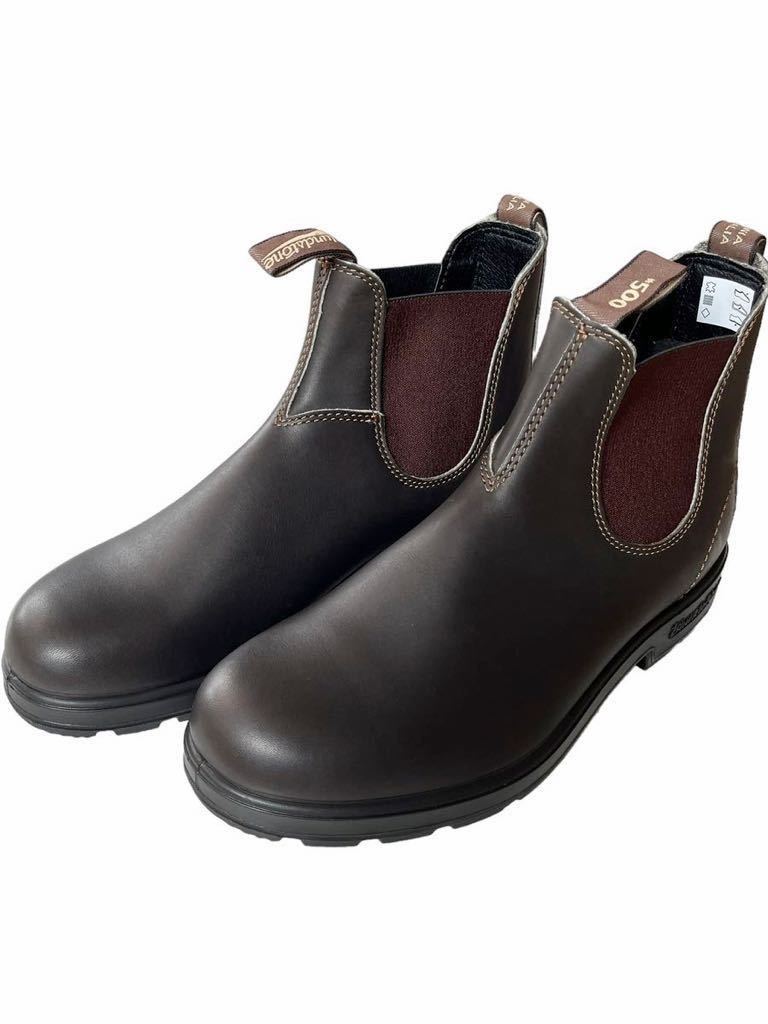 ★★★定価29700円 新品 Blundstone ブランドストーン 500 サイドゴアブーツ AUS7/USAM8 BROWN ブラウン★★★_画像1