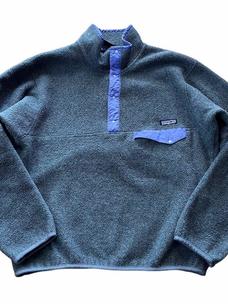 ★★★ジャマイカ製 patagonia パタゴニア オールドスナップT 25330?F0 サイズM グレーxパープル★★★